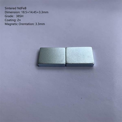 เครื่องกำเนิดแม่เหล็ก NdFeB N38 NdFeB ถาวร ISO9000 แม่เหล็กนีโอไดเมียมเผา